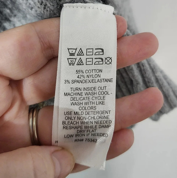 William Rast Womens Open Front Cardigan Size M Gray Camo Urbancore Soft Cozy - Picture 3 of 6